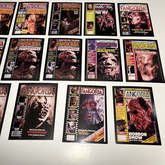 Vtg. Lot Of 20 Fangoria Horror Collector Trading Cards 1992 USA - Picture 5 of 8
